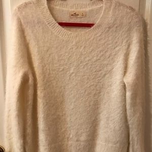 Hollister soft Cream Sweater. Feels like Angora!